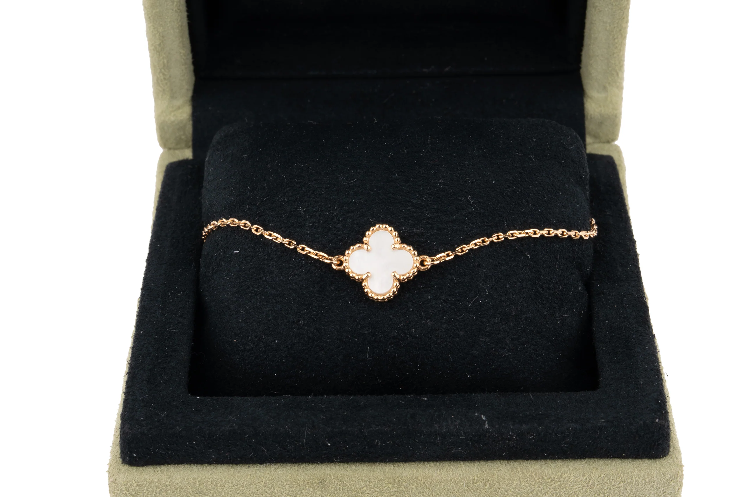 Van Cleef Sweet Alhambra		1 Motif	Yellow Gold	Mop - Image 5