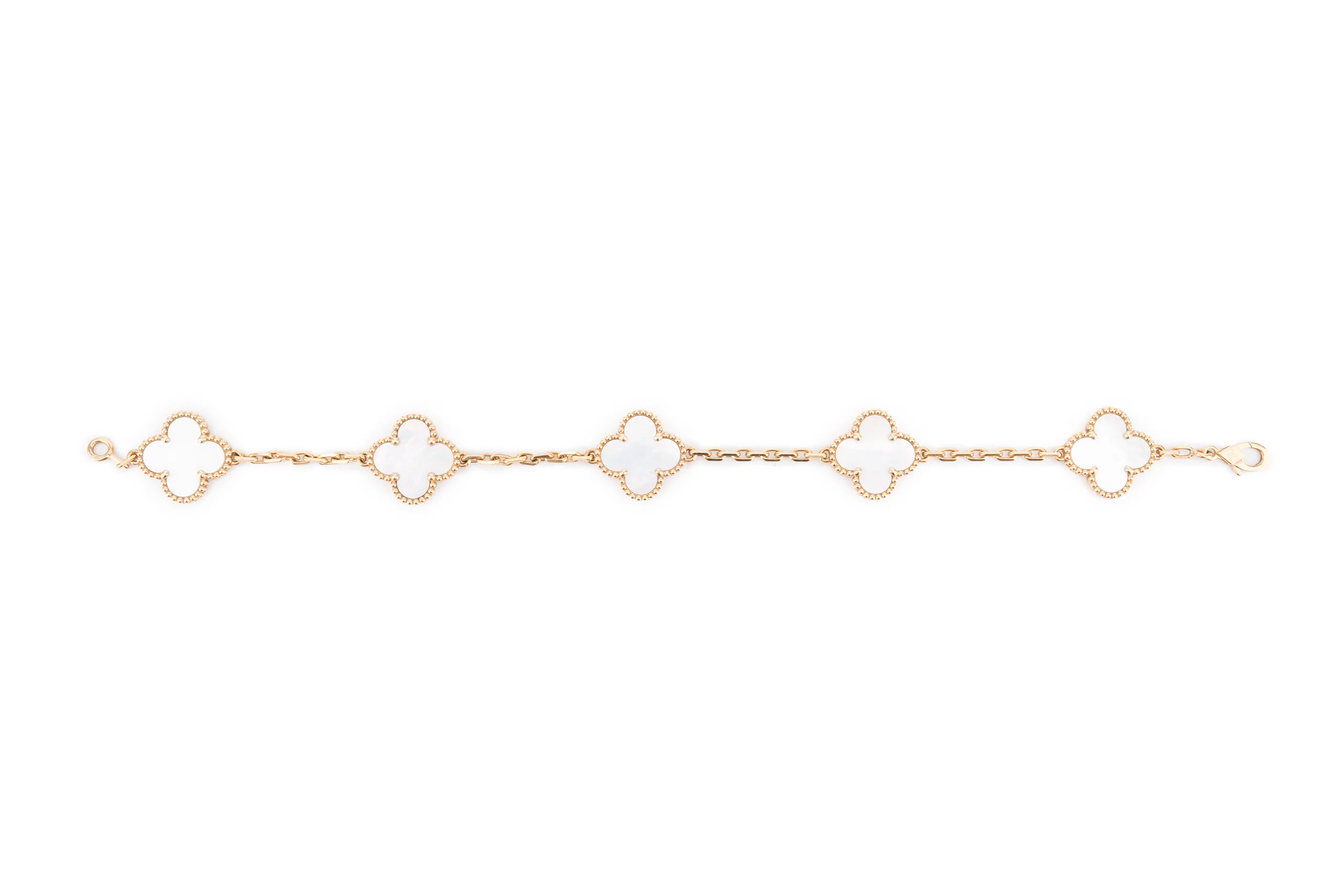 Vintage Alhambra Bracelet	5motif	MOP	Yellow Gold - Image 6